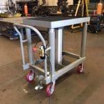 custom made rolling cart